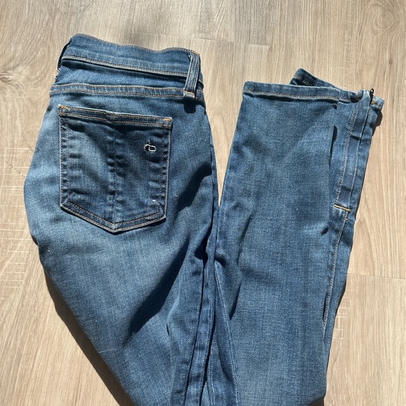 Rag and bone skinny zip crop Denium jeans - Picture 1 of 10